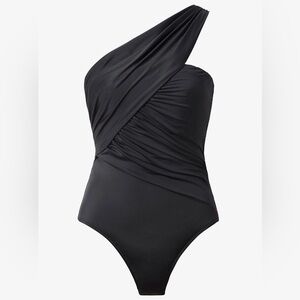 Magicsuit Black Goddess One-Shoulder One piece Swimsuit size 10 NWOT